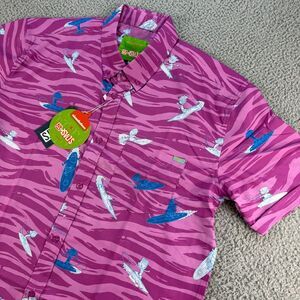 RSVLTS x Nickelodeon Rocket Power Party Wave Shirt Mens XL Kunuflex Short Sleeve